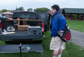 Been seeing this ham for many years--I call him the cherry-snapper, as he scoops up reasonably or cheap high end old gear and presumably repairs them.  Or parts them out.  Don't know, as I have never found him very sociable....