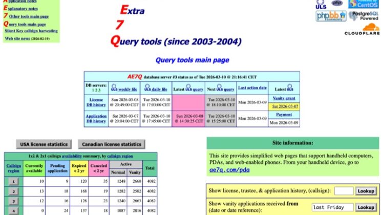 Vanity Call Site AE7Q.COM Calls it Quits